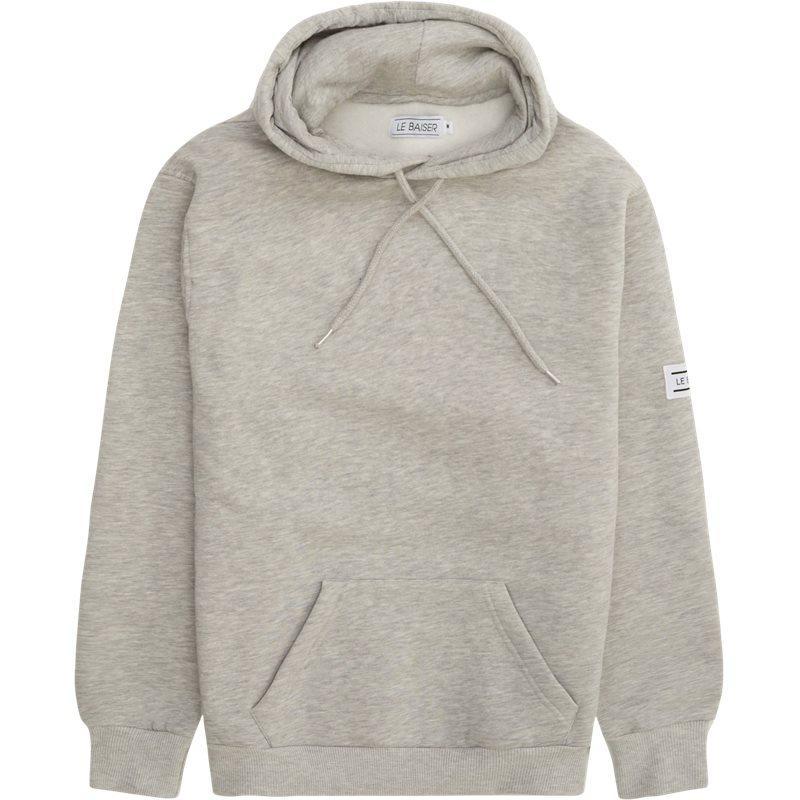 Le Baiser Wonder Sweatshirt i Grå Melange - Tidløs Stil