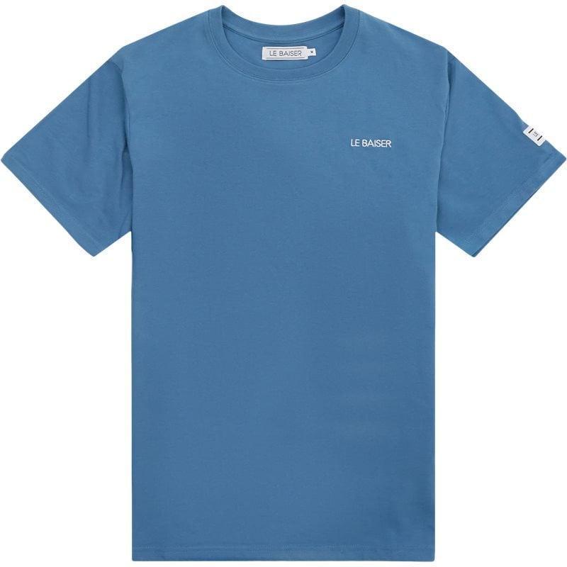Le Baiser Bourg Tee i Stålblå - Musthave T-Shirt!