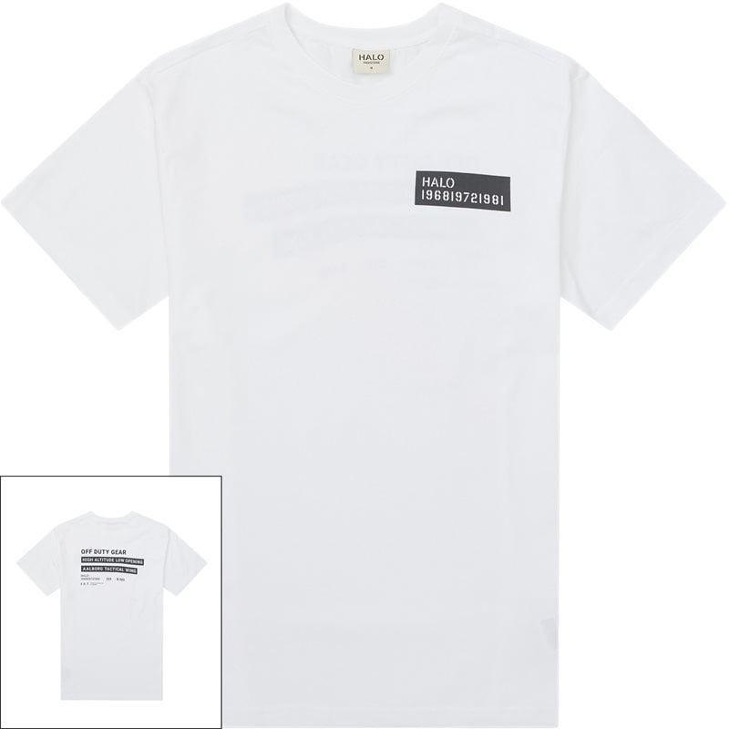 Halo 223 Gear T-shirt i Hvid - Stilfuld Økologisk Bomuld