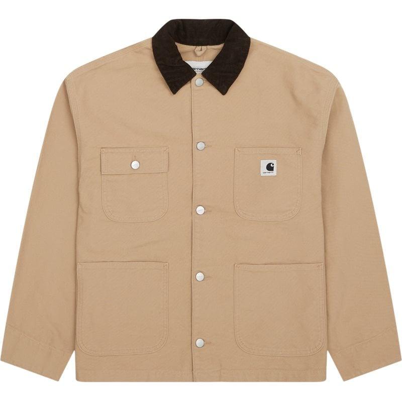 Carhartt W Om Michigan Jakke - Dusty H Brown Tilbud
