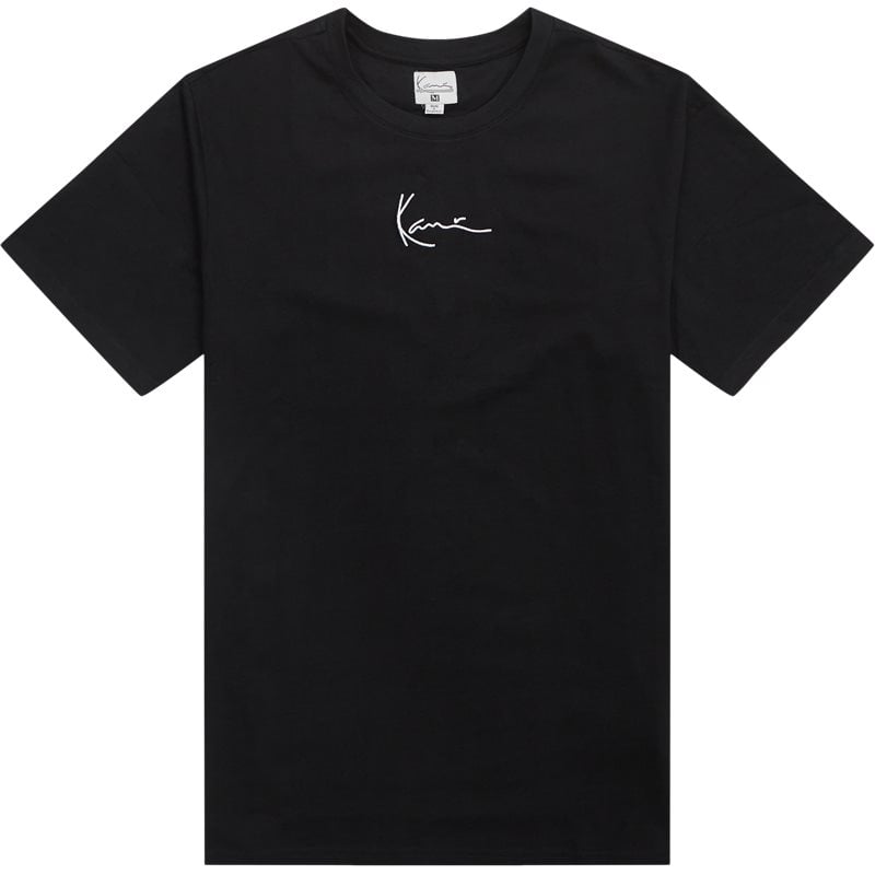 Karl Kani Small Signature T-shirt i Sort – Elegant Stil