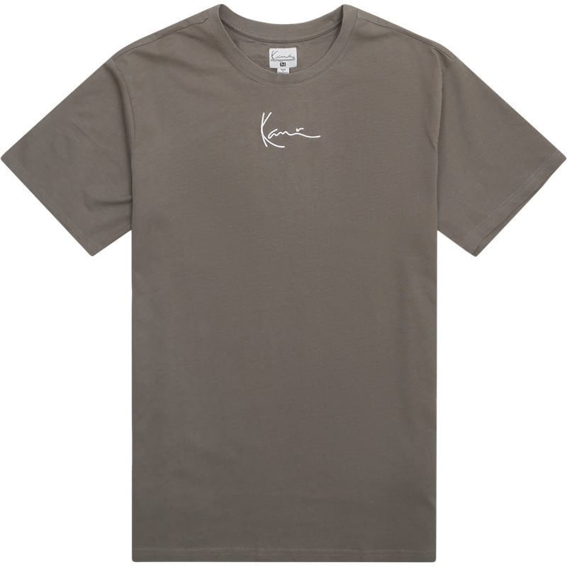 Karl Kani Antrasit T-shirt - Stilfuld Basis Tee til Alle Anledninger