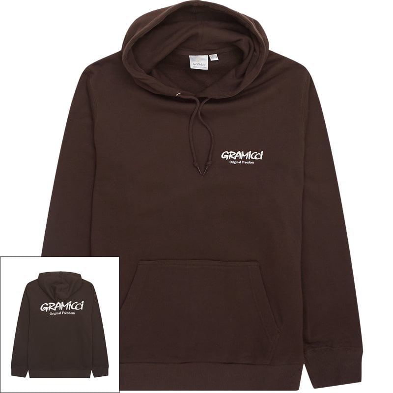 Gramicci Original Freedom Hoodie - Komfortabel Brun Stil