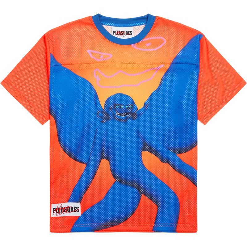 Pleasures Now Angel Fodboldtrøje i Orange - Unik Stil