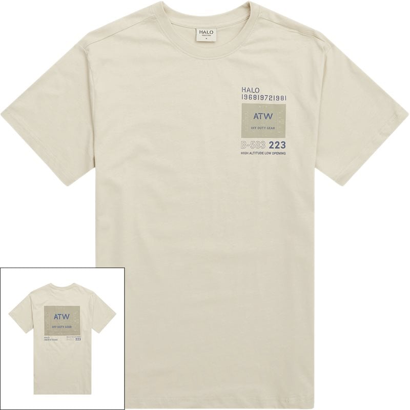 Halo B-583 T-shirt i Østersgrå – Stilfuld og Komfortabel!