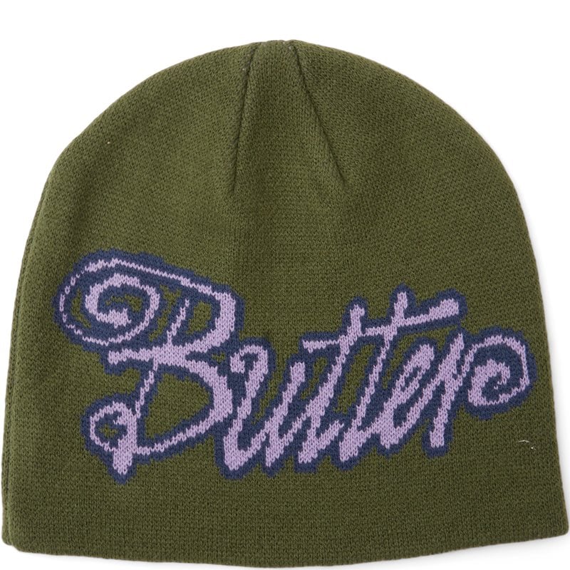 Butter Goods Jive Skully Hue i Grøn – Stilfuld Vinterhue