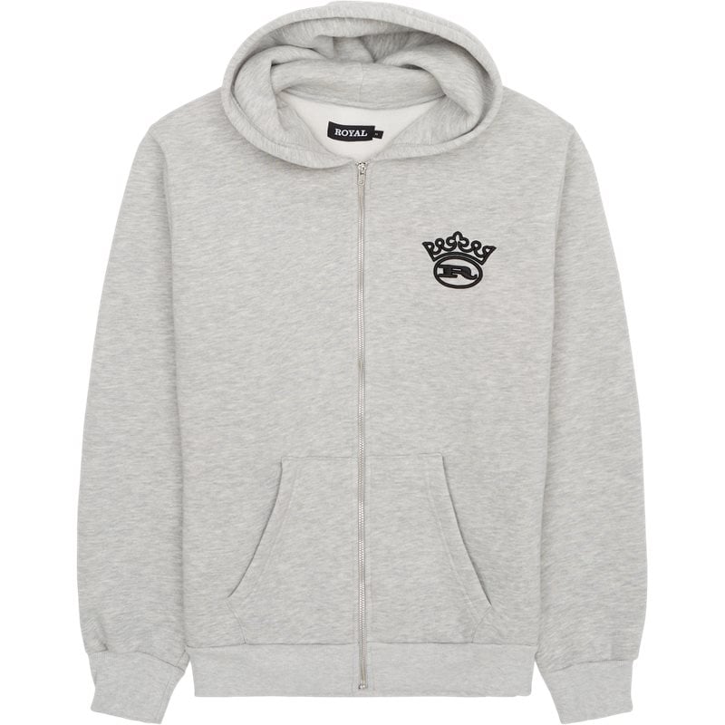 Royal Bucking Sweatshirt i Grå Melange - Stilfuld Mode