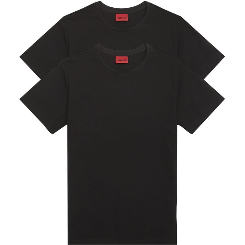Hugo – 2-Pack Bløde Rund T-shirts til Hverdagsbrug