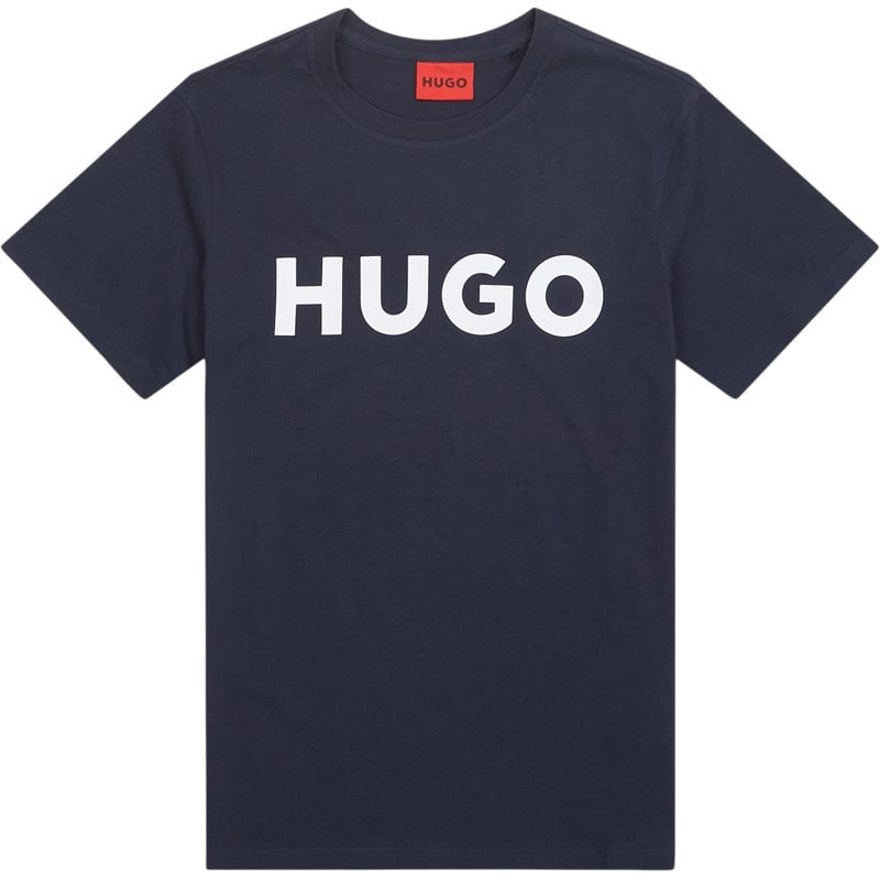 Hugo - Dulivio T-shirt med kontrastlogo til afslapning