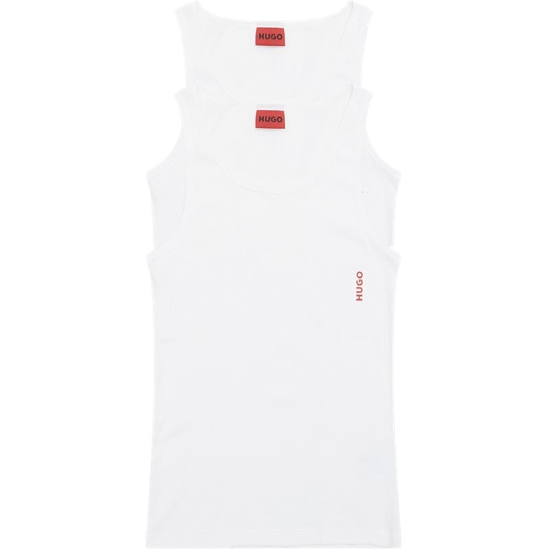 Hugo - 2-Pack Rib Tank Top til Hverdagsbrug og Komfort