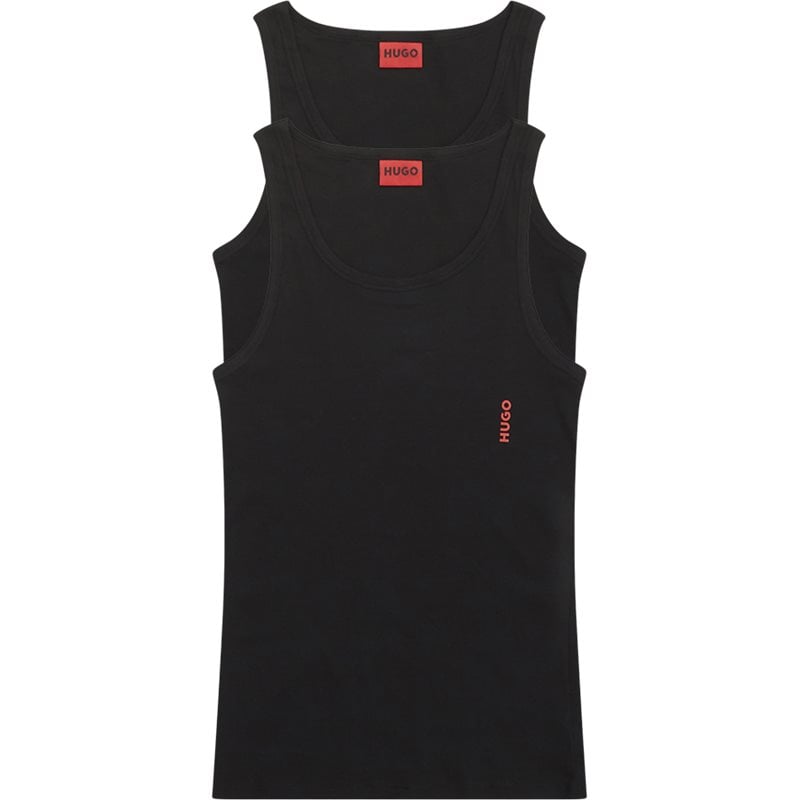 Hugo - 2-Pack Rib Tank Top til Hverdagsbrug på Tilbud