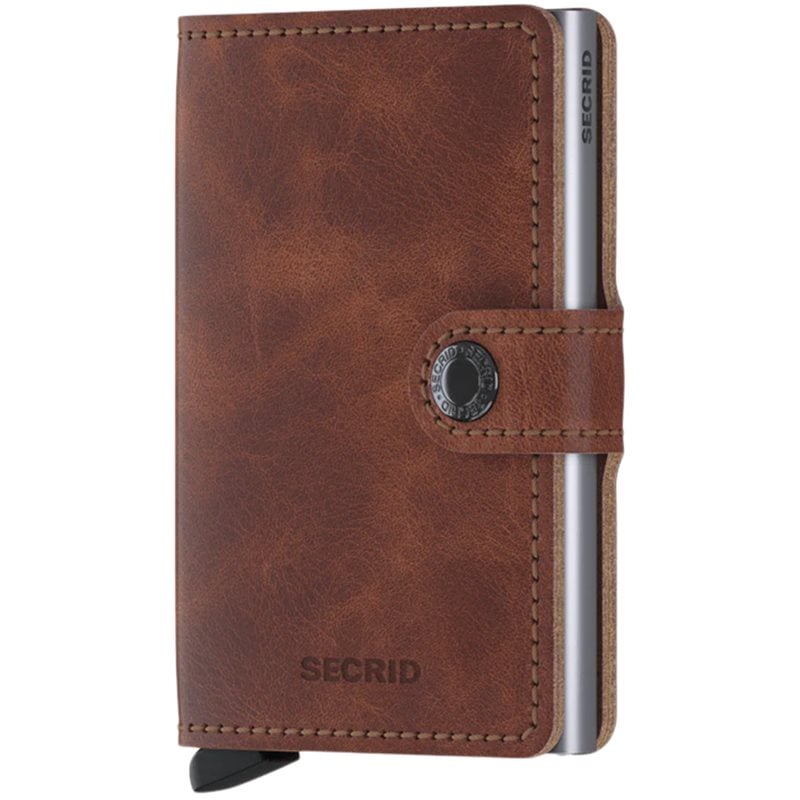 Secrid Vintage Brun Mini Tegnebog – Smart Kortholder
