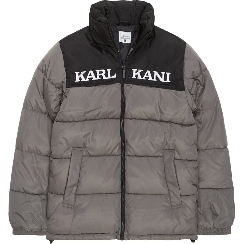 Karl Kani Antrasit Retro Puffer Jakke – Vinterens Must-Have!