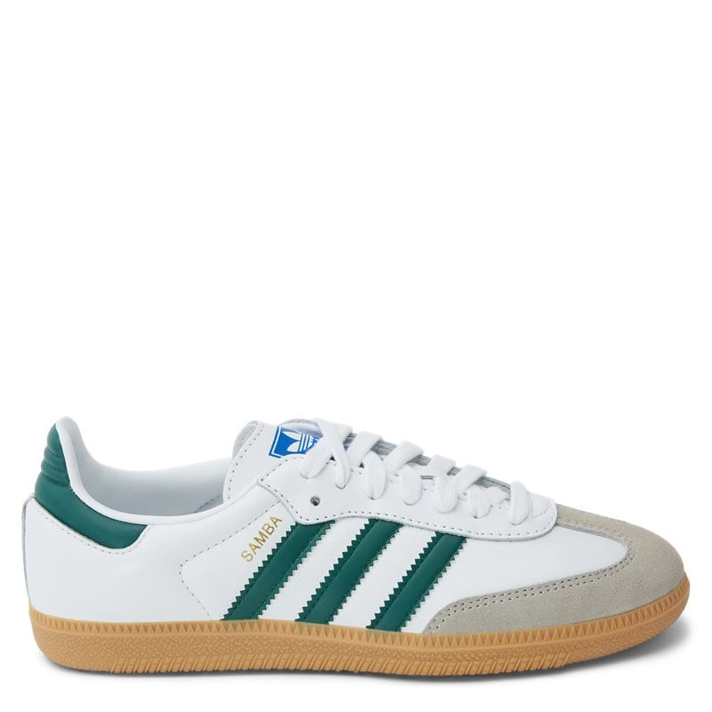 Adidas Samba Sneakers – Tidløs Hvid/Grøn til Hverdagsbrug