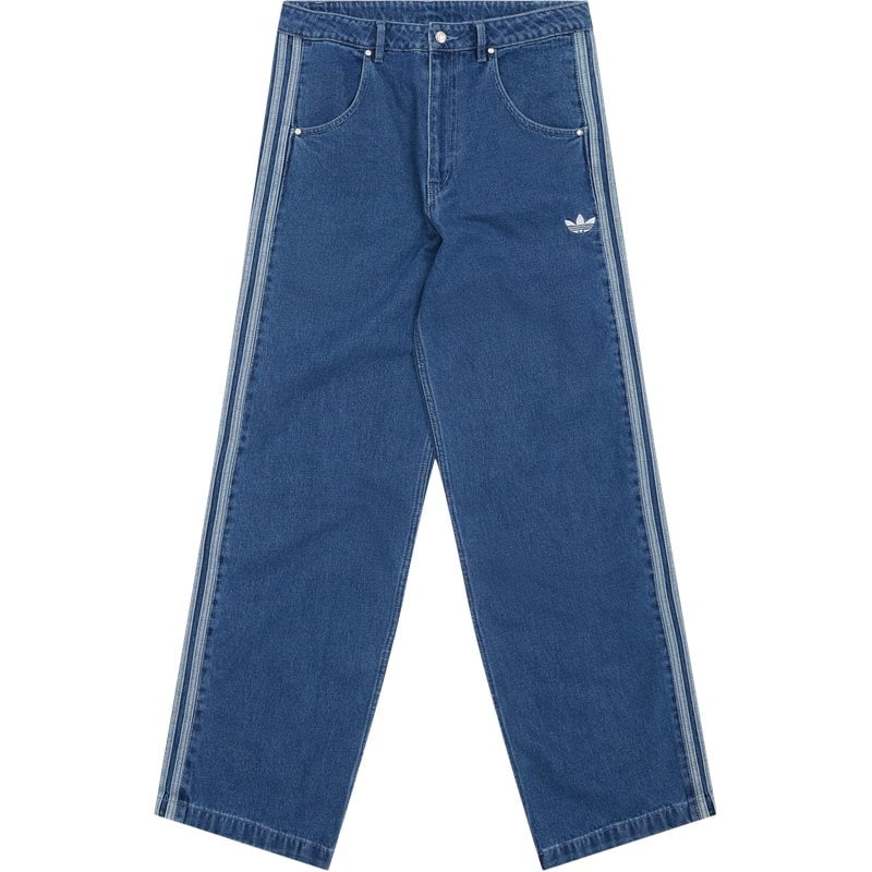 Adidas Originals Denim Track Pants – Blå Sporty Stil