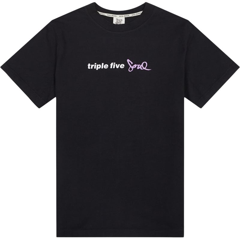 Triple Five Soul Spray Logo T-shirt – Vasket Sort Stil