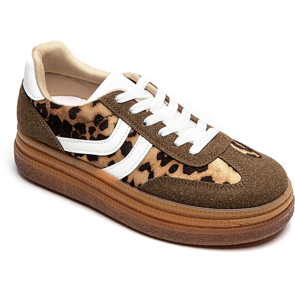 Agnes Sneakers 8999 – Leopard til kvinder hos Klædeskabet.dk