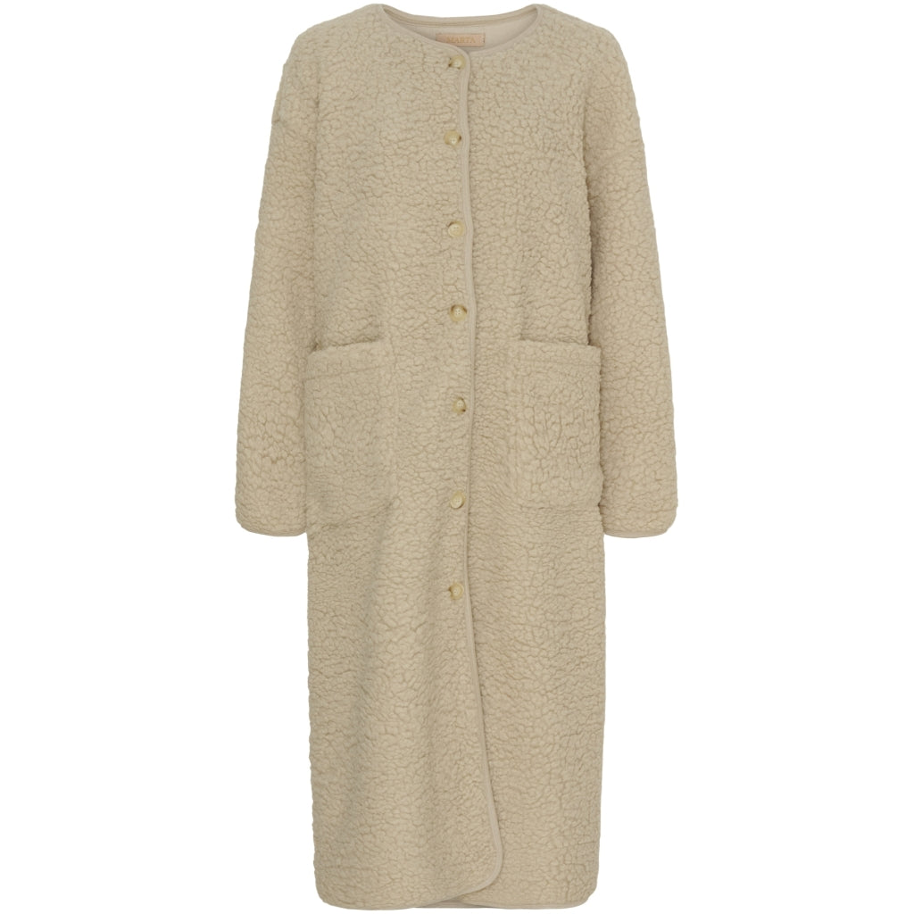 Beige Teddyjakke til Damer – Stilfuld Elegance på Udsalg