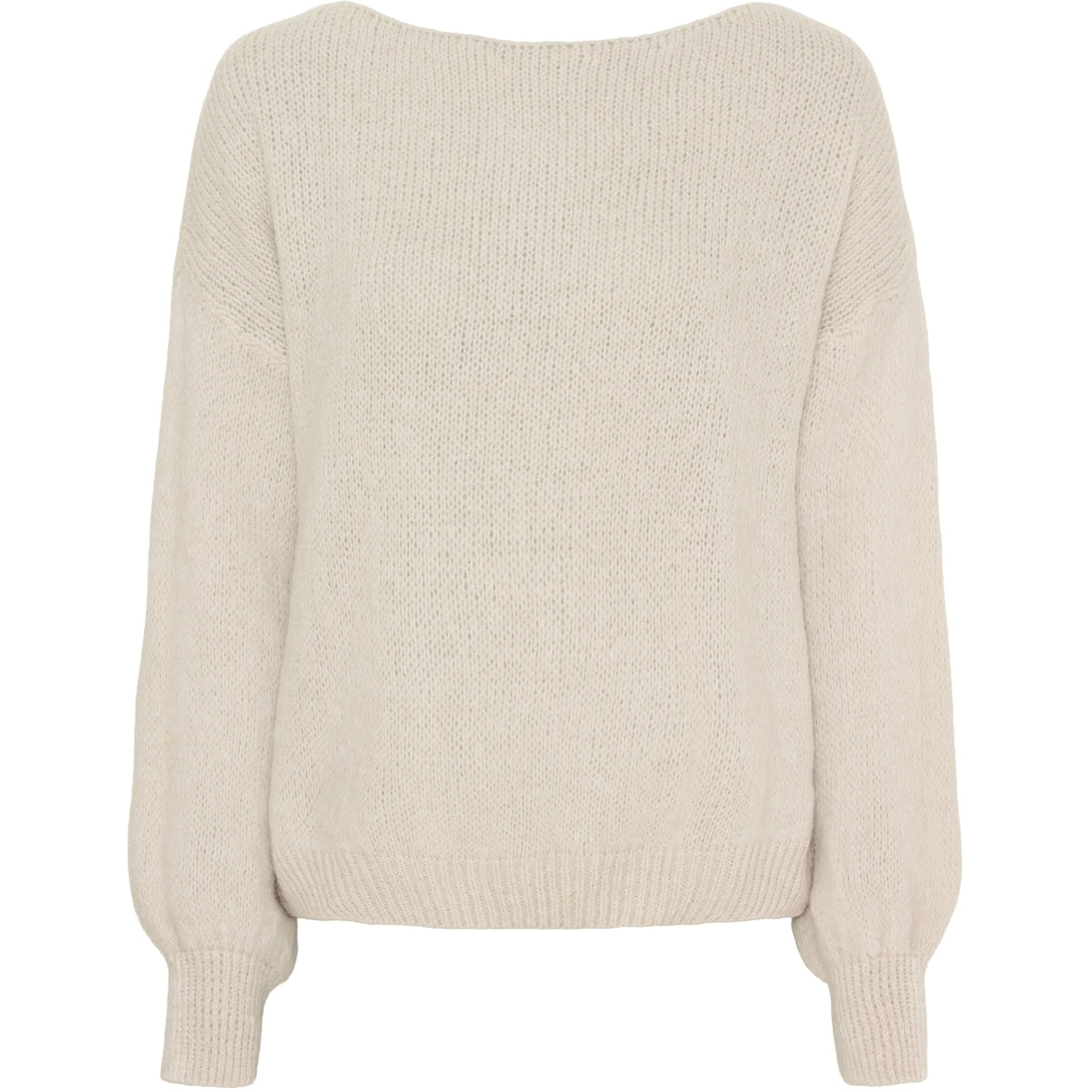 Elegant beige striktrøje fra Marta du Chateau - MdcRosa