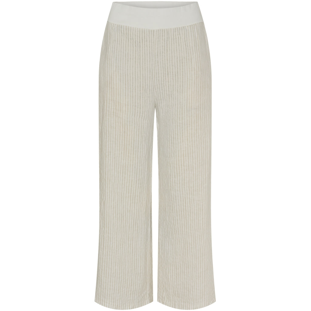 Beige stribede bukser fra Marta Du Chateau – Et must-have!