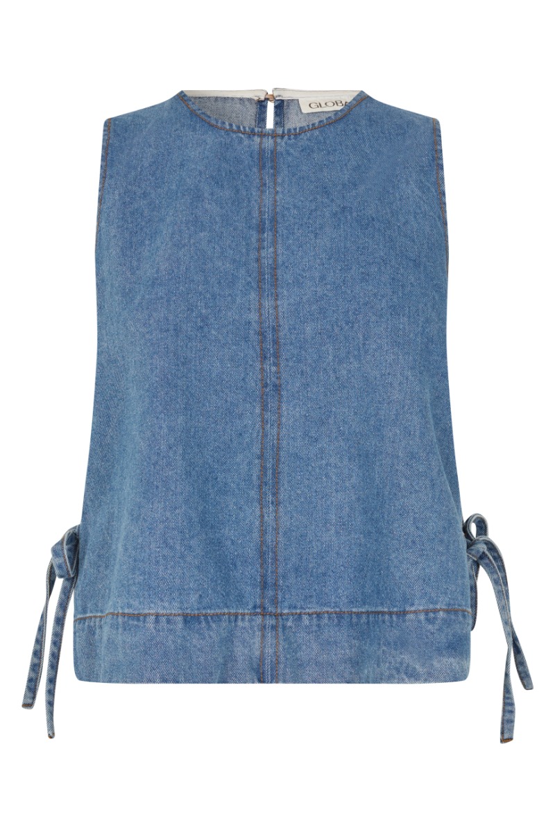 Global Funk - Bluse - Ribba-G - Mid Vintage Blue