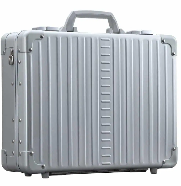 Aleon 15" Aluminium Attaché Kuffert i Sølv – Elegant Design