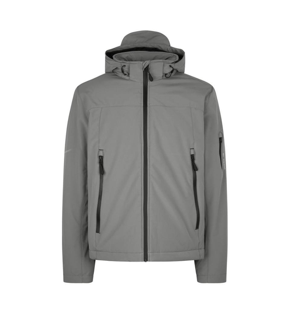 ID Vinter Softshell Jakke til Mænd – Grå Udsalg!