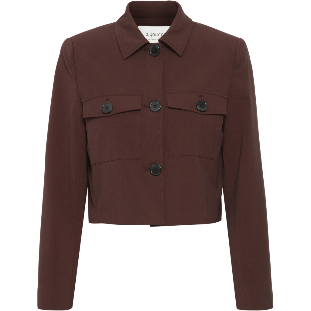 B.YOUNG Dame Blazer BYDANTA – Hot Chocolate Melange Udsalg