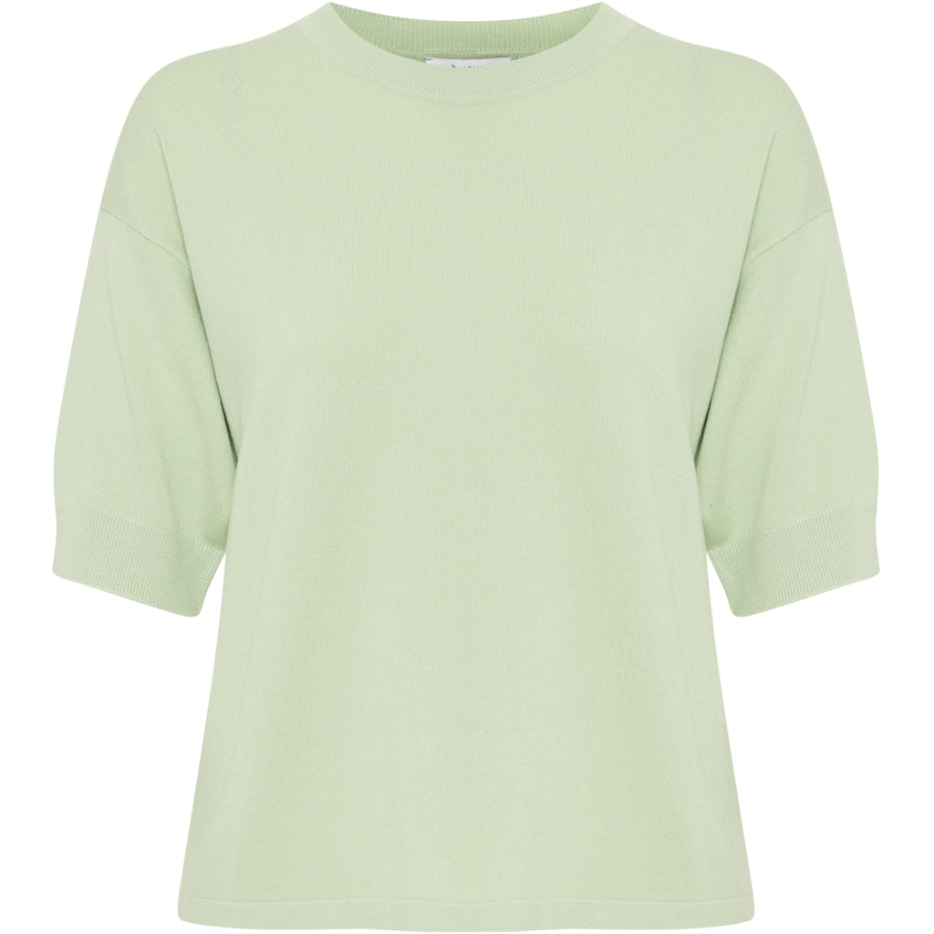 B.YOUNG dame t-shirt BYMMORLA i Nile Green – Fantastisk Tilbud!