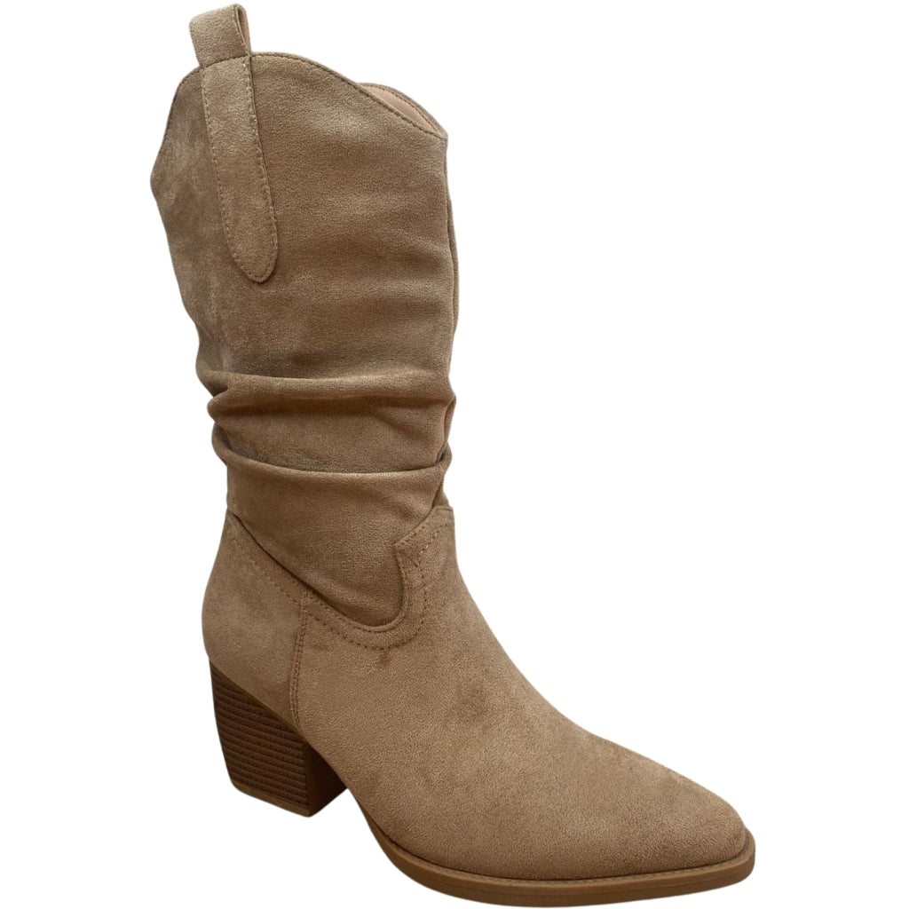 Capucine dame støvler 9929 – Taupe til fest og hverdag