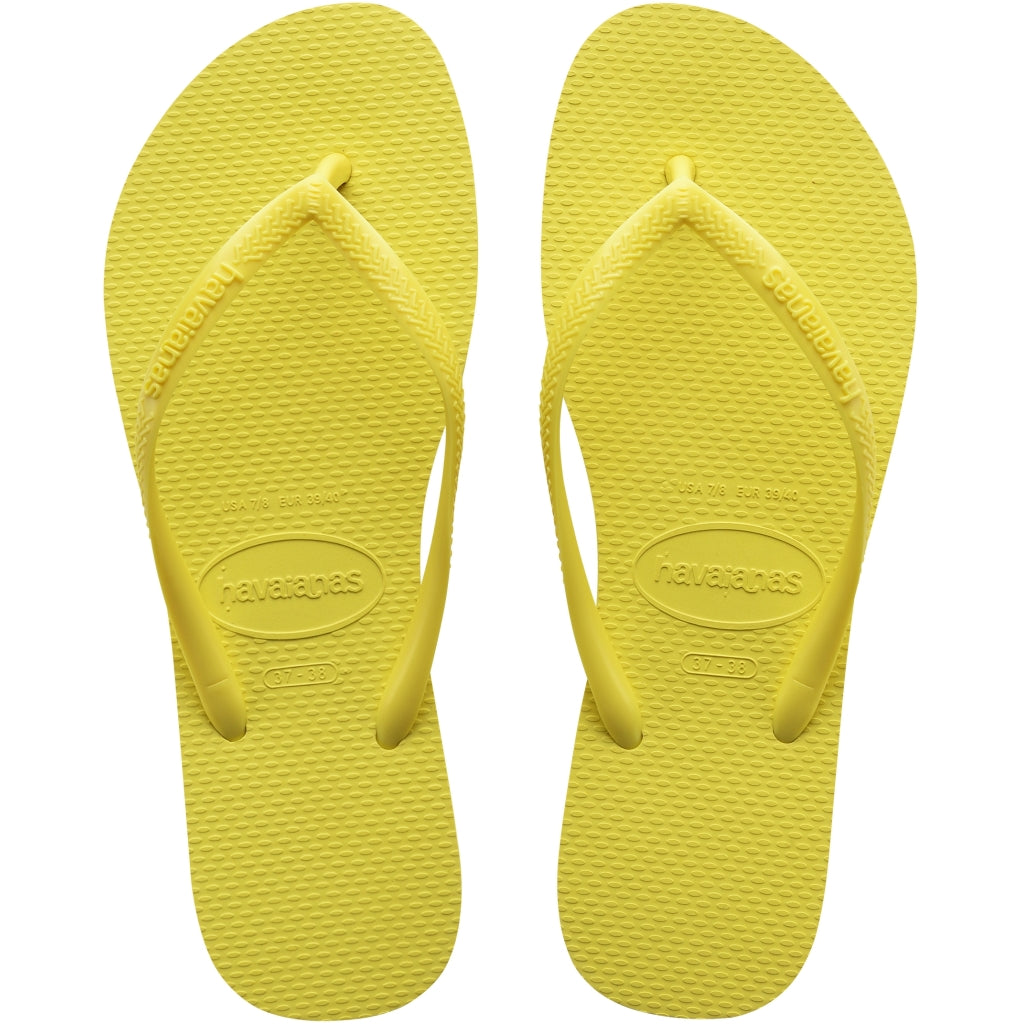 Havaianas Slim Flip-Flops 4000030 - Pixel/Gul på udsalg!