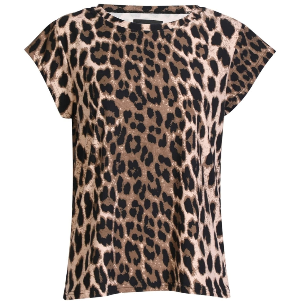 Elegant leopardmønstret t-shirt til damer fra Liberté!
