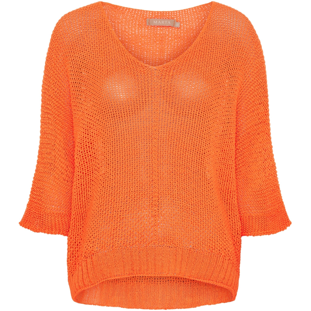 Marta Du Chateau orange strik til kvinder – fantastisk tilbud!