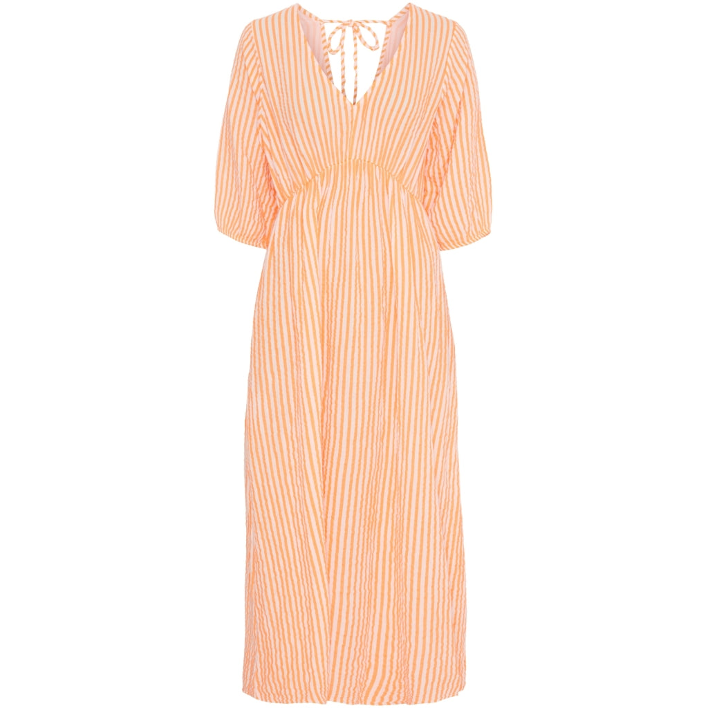 Marta du Chateau kjole MdcAmaris 7315A – Orange Fluo tilbud!