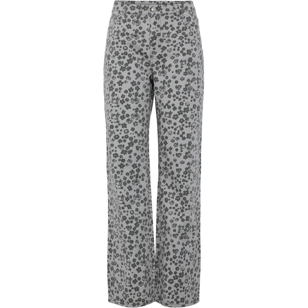 Blomsterprint damejeans - Stil og komfort til enhver lejlighed