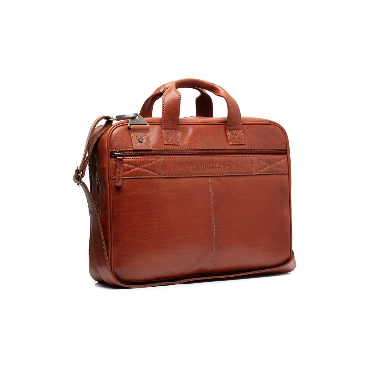 Chesterfield Iseo Laptop Taske – Elegant Sort Lædertaske