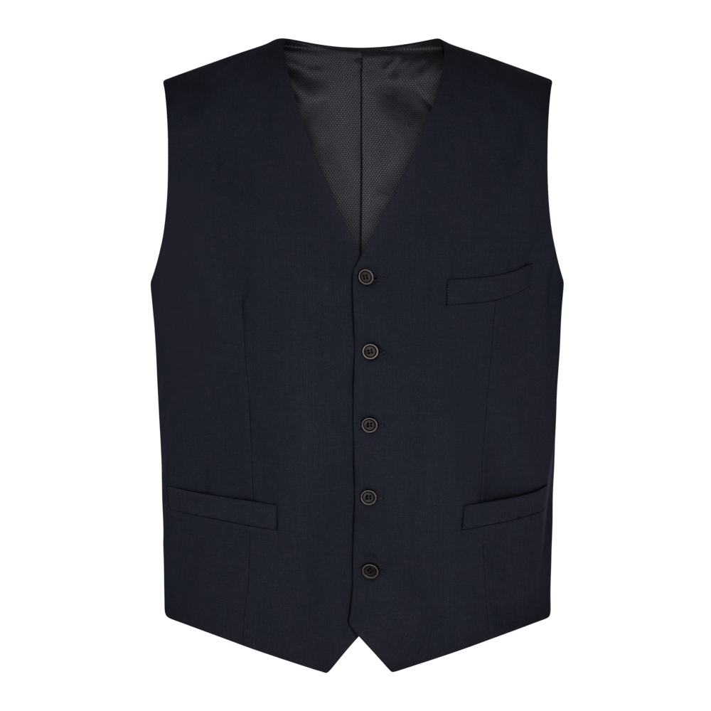 Ekstra lang navy vest til mænd – Stilfuld elegance!