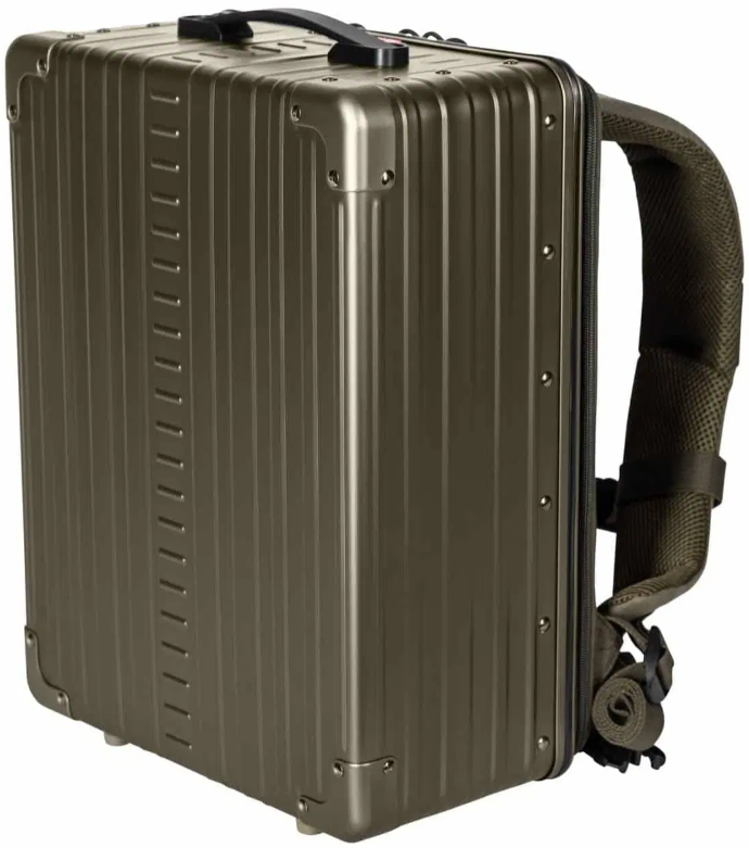 Aleon 16" Aluminium Rygsæk i Bronze - Stilfuld Elegance