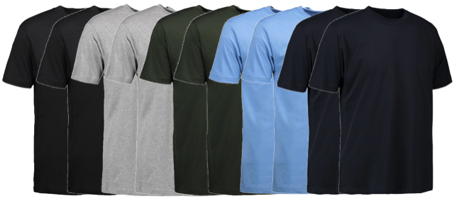 ID Game 10-pak T-shirts til mænd – Komfort og stil!