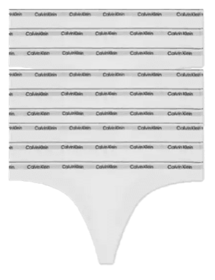 Calvin Klein 9-pak Thongs i Hvid – Hurtig Levering!