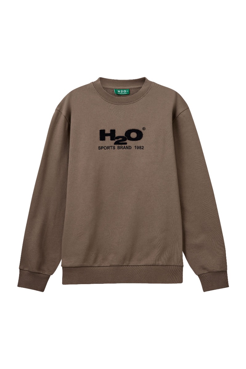 H2O - Sweat - Logo Sweat O´neck - Dusty Oak/Navy