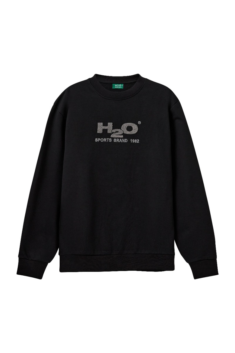 H2O - Sweat - Logo Sweat O´neck - Black/Grey