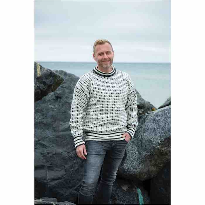Færøsk Uld Sweater til Mænd - Stilfuld og Komfortabel