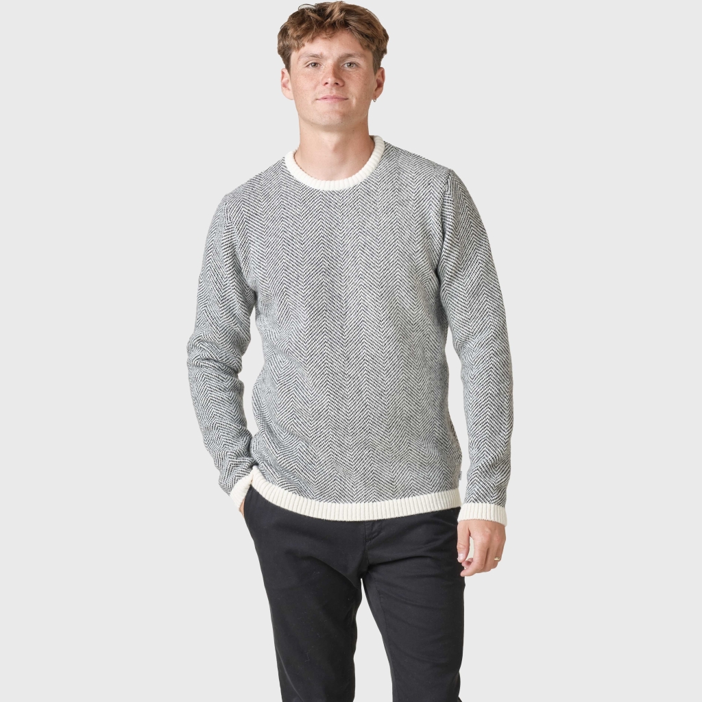 Klitmøller Collective Striktrøje i Navy – Udsalg!