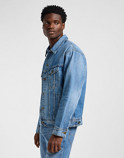 Lee Lys Blå Denim Jakke – Tidløs Garderobeklassiker