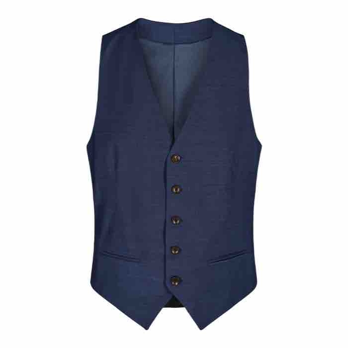 Elegant Blå Vest til Mænd – Stilfuld og Komfortabel!