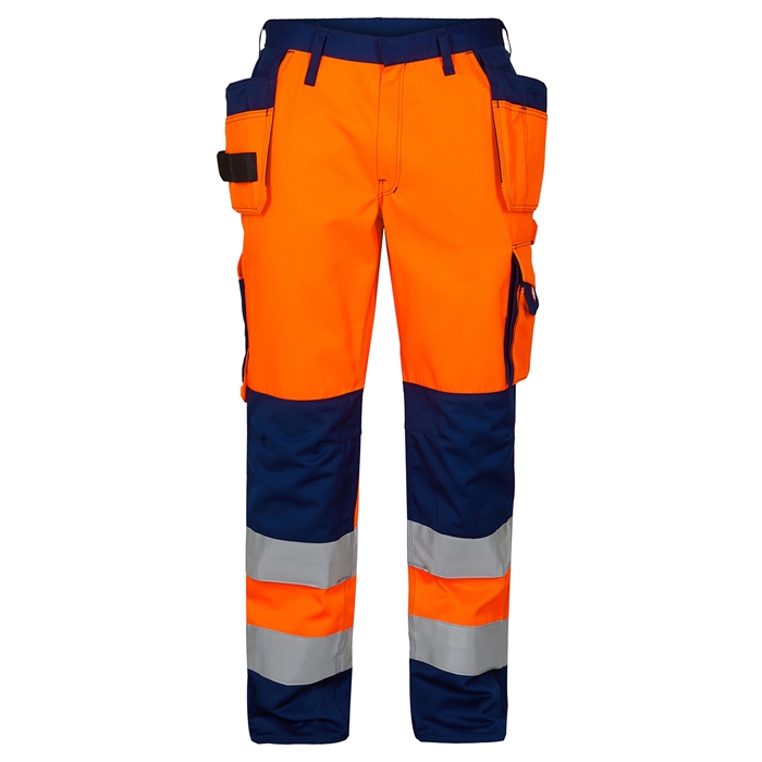 Feengel Bukser med Hængelommer – Orange/Marine Tilbud!