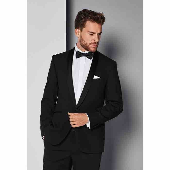 Elegant Sort Smokingjakke til Festlige Anledninger