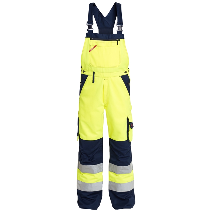 Elegant Feengel Overall i Gul og Marine – Stilfuld Must-Have!