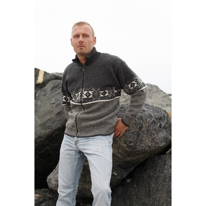 Vindstopper Cardigan i Uld – Uundgåelig til Mænds Garderobe
